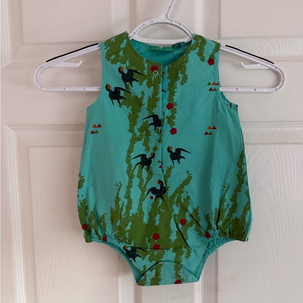 NWT Little Green Radicals | Under The Willows Bubble Body Baby Romper